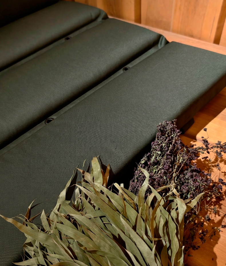 Банный матрас «второе дыхание» (хаки)